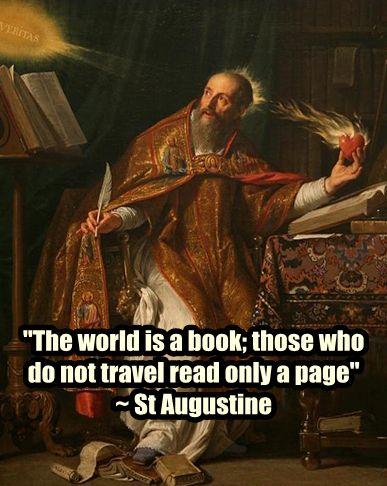 St Augustine on the world www.religiousbookshelf.org Augustine Of Hippo, Catholic Memes, The Pope, Immaculate Conception, Camille Pissarro, Saint Augustine, Pope Francis, St Augustine, Patron Saints