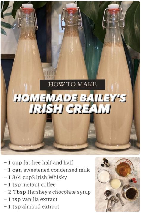 Shop recommended products from Nate.P.Koch on www.amazon.com. Learn more about Nate.P.Koch's favorite products. Irish Cream Whiskey Recipe, Baileys Irish Cream Gift Basket Ideas, Almond Liquor Recipes, Homemade Cowtails, Homemade Irish Cream Coffee Creamer, Bailey Irish Cream Recipe, Homemade Baileys Gift, Bailey’s Irish Cream Recipes, Homemade Alcoholic Drinks