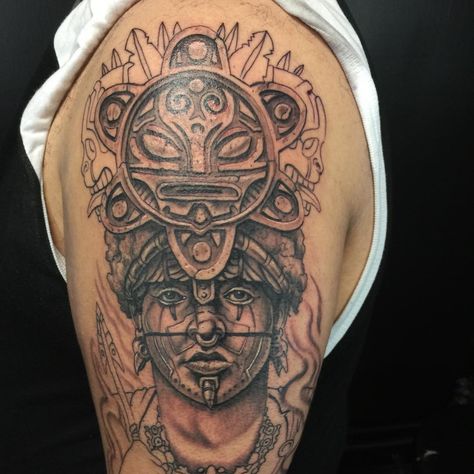 Started this Taino warrior piece on Ronny today, 3 hours in, another sitting to go #tainotattoo #tainowarriortattoo #puertoricanindian Taino Warrior Tattoo, Taino Warrior, Puerto Rican Tattoo, Warrior Pictures, Dahlia Flower Tattoos, Wolf Tattoo Forearm, Puerto Rico Tattoo, Taino Tattoos, Taino Indians