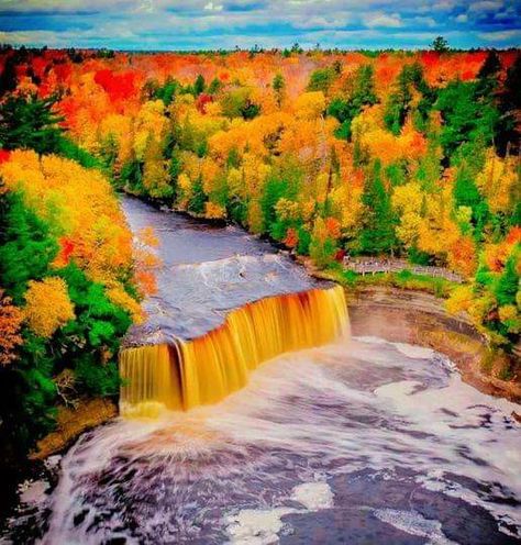 Fall In Michigan, Tahquamenon Falls, Michigan