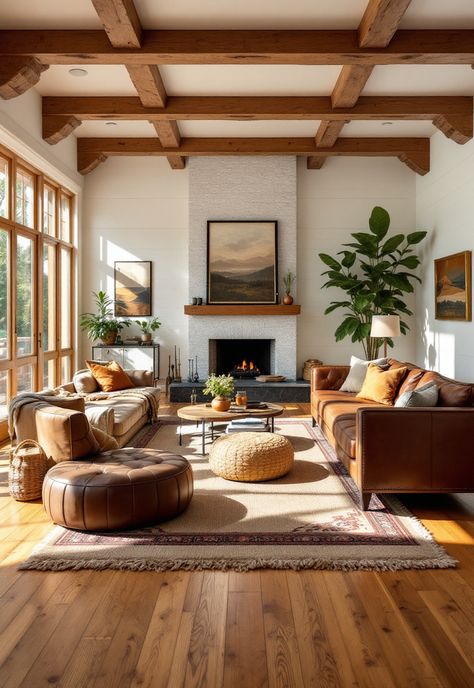 Rustic Living Room Rustic Interiors Living Room, Rustic Living Rooms, Wood Paneling Living Room, Rustic Living Room Ideas, Rustic Family Room, Reclaimed Wood Paneling, Cozy Gathering, Rustic Inspiration, Cozy Family Rooms