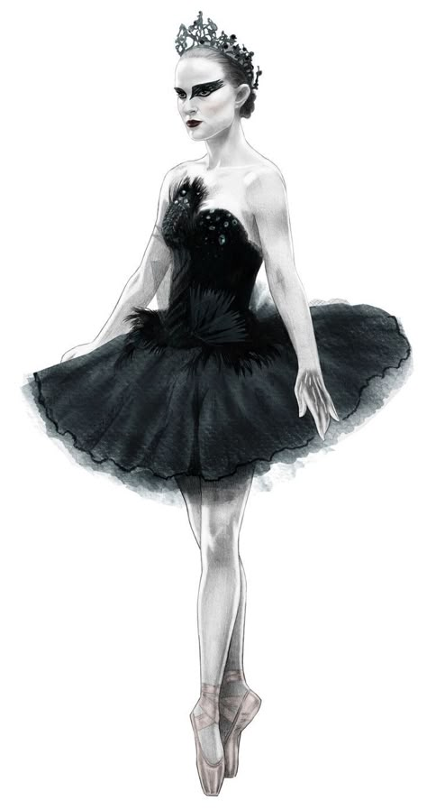 Black Swan Sketch, Black Swan Drawing, Black Swan Outfit, Black Swan Costume Halloween, Black Swan Ballerina, Halloween Constumes, Dark Fashion Photography, Black Dress Halloween Costume, Swan Drawing