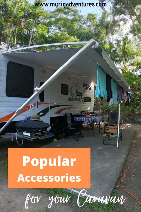 Caravan Must Haves Ideas, Caravan Storage Hacks Australia, Caravan Styling Ideas, Jayco Expanda Caravan Hacks, Travelling Australia In A Caravan, Caravan Must Haves, Caravan Ideas Interior, Caravan Accessories Ideas, Caravan Storage Ideas Australia