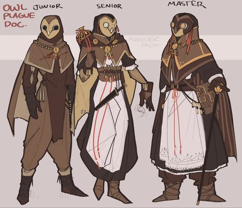 Plague Doctors, Owl Mask, Plague Doctor, Dnd Art, Poses References, Character Designs, Dnd Characters, Art Reference Poses, Fantasy Character Design