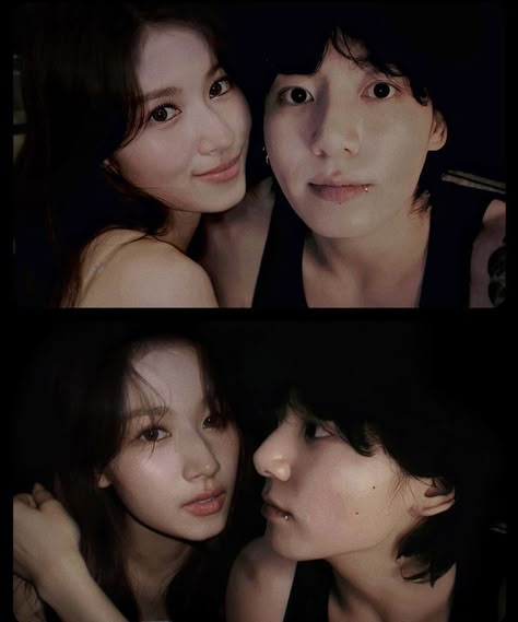 Sana And Jungkook Ship, Sakook Edit, Wonwoo And Sana, Jungkook Hidden Wallpaper, Sana And Jungkook, Jungkook With Girl, Jungkook Couple, Sana Photoshoot, Jennie And Jungkook