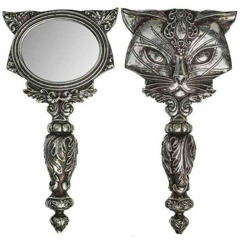 Alchemy Gothic, Cat Hand, Gothic Decor, Gothic Home Decor, Gothic House, Hand Mirror, Halloween Haunt, Dream House Decor, Cool Stuff