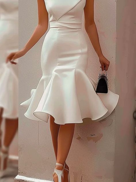 Fashion Elegant Style Best Sellers Online Shopping Page 4 | stylewe Evening Dresses Elegant Classy, White Dresses For Sale, Fitted Party Dress, Bodycon Outfits, Tight Fitted Dresses, Long Sleeve Fitted Dress, Gown For Women, Vintage Midi Dresses, Elegant Midi Dresses