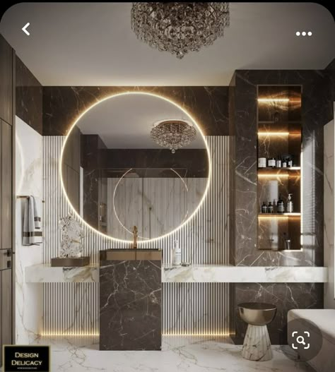 Modern Luxury Bathroom Design Master Bath, Luxury Washroom, Luxury Bathroom Master, Toilet Design Modern, Aviation Design, Luxury Ceiling Design, New Bathroom Designs, Washbasin Design, Bathroom Decor Luxury