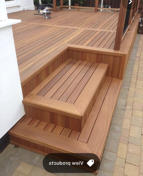 Multi Level Deck Ideas, Wood Deck Designs, Multi Level Deck, Modern Deck, Deck Steps, Patio Deck Designs, Wooden Deck, Deck Designs Backyard, Deck Stairs