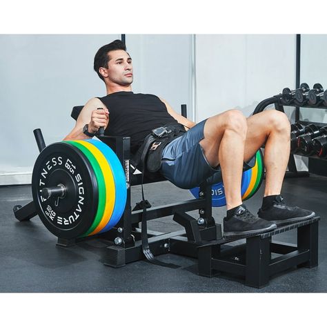 Signature Fitness Glute Bridge Plate-Loaded Hip Thrust Machine for Butt Shaping and Building Glute Muscles - Walmart.com Hip Thrust Machine, Glute Muscles, Glute Bridge, Hip Thrust, Muscles, Bridge, Building