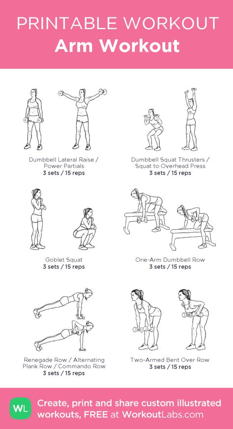 Arm Workout:my visual workout created at WorkoutLabs.com  Click through to customize and download as a FREE PDF! #customworkout #armworkout #upperbodyworkout #upper #body #workout #printable  #circuit At Home Arm Workout, Upper Body Workout Gym, Workout Printable, Arm Workout Gym, Arm Workout For Beginners, Workout Labs, Arm Workouts At Home, Printable Workout, Gym Workout Plan For Women