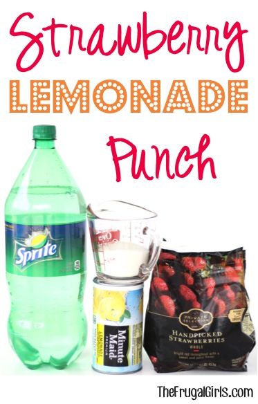 Strawberry Lemonade Punch Recipe! ~ from TheFrugalGirls.com ~ this easy punch is beyond delicious and perfect for any party, holiday, baby shower, bridal shower, or wedding! Go grab the strawberries! #punches #recipes #thefrugalgirls Strawberry Lemonade Punch, Lemonade Punch Recipe, Lemonade Punch, Easy Punch, Punch Recipe, Party Punch, Ideas Food, Shower Food, Punch Recipes