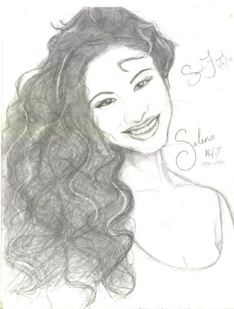 Selena Perez by sarahfayek on deviantART How To Draw Selena Quintanilla, Selena Quintanilla Drawing Sketch, Selena Quintanilla Drawing Easy, Aesthetic Art Paintings Simple, Drawing Ideas Letters, Selena Quintanilla Drawing, Selena Drawing, Aesthetic Art Paintings, Selena Quintanilla Art