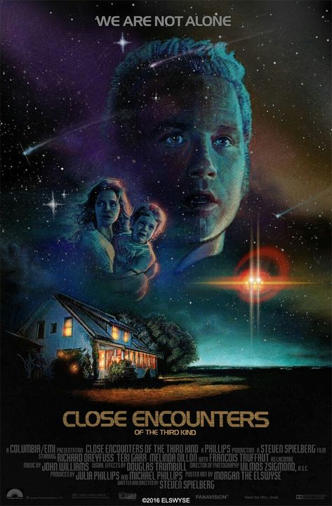 Close Encounters of the Third Kind movie poster Fantastic Movie posters #SciFi movie posters #Horror movie posters #Action movie posters #Drama movie posters #Fantasy movie posters #Animation movie Posters Sifi Movies, Iconic 80s Movies, Space Movies, Best Movie Posters, Film Poster Design, Classic Sci Fi, Film Making, Horror Posters, Movies And Series