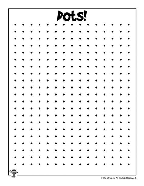 Printable Dots Game Activities For Ages 6-10, Dots And Boxes Game Free Printable, Dot Pages Printable, Kids Activities Printable, Education Games For Kids, Diy Games For Kids, Grade School Activities, Block Activities, Kids Printable Activities