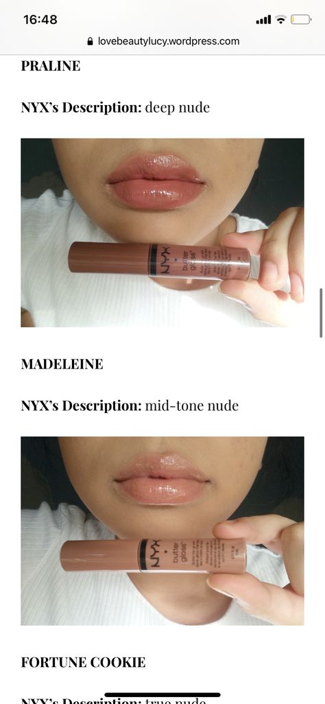 Nyx Butter Gloss Praline, Nyx Butter, Nyx Butter Gloss, Butter Gloss, Learn Makeup, Subtle Makeup, Pinterest Makeup, Cute Makeup, Makeup Skin Care