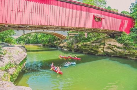 Parke County, Indiana Has More Covered Bridges Than Any Place On Earth Rockville Indiana, Turkey Run State Park, Turkey Run, Canoe Camping, Bike Trip, Festival 2022, Lake Boat, Covered Bridge, Lake Park