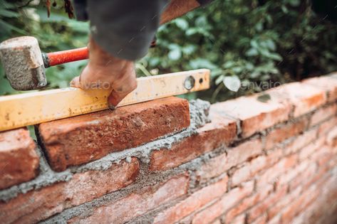 Brick Laying, Construction Worker, Wordpress Theme Design, Construction Site, Brickwork, Home Construction, Business Design, Building, Wall