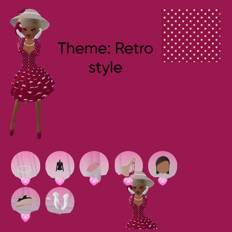 Retro style! (all credits to me) Retro Style Dress To Impress, To Do Lists Aesthetic, Retro Style Dress, Dti Ideas, Roblox Outfits, To Do List, Retro Style, Sims 4, Dress To Impress