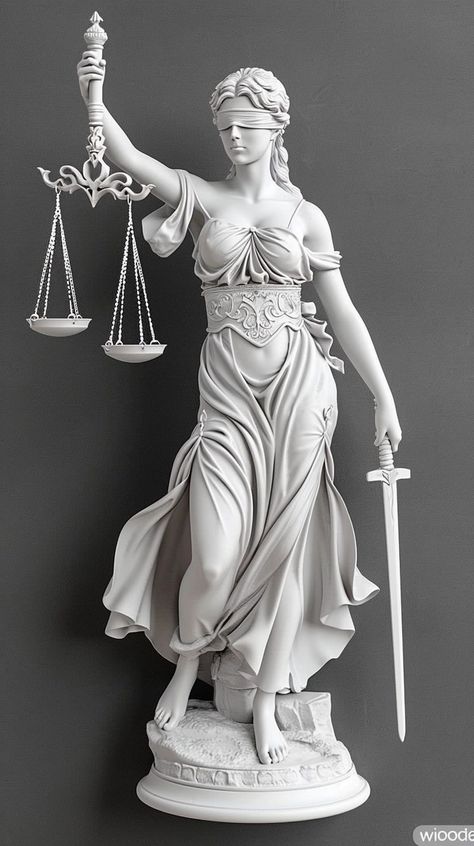 Lady Of Justice Statue, Angel Of Justice, Statue Costume, Justice Lady, Lady Of Justice, God Of Justice, Sculpt Ideas, Lady Justice Statue, Justice Statue