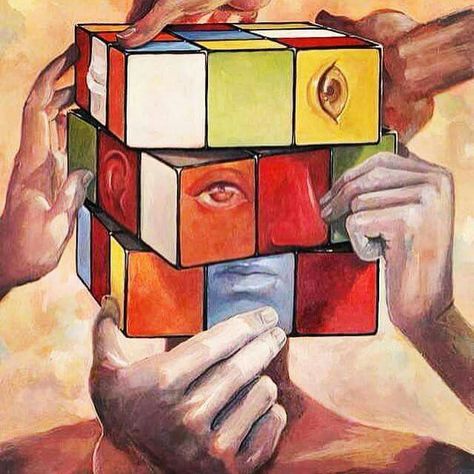 3d Pencil Drawings, Rubix Cube, Deep Art, Cool Captions, Painting Art Projects, Art Portfolio, Surreal Art, Art Exhibition, Aesthetic Art