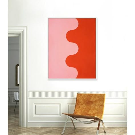 Geometric Art Painting, Painting Apartment, Modern Art Diy, Big Artwork, Apartment Painting, Large Scale Art, Arte Inspo, Shape Art, Big Art