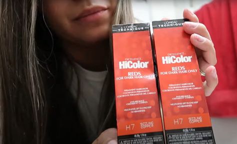 Loreal Hi Color Copper Red, Loreal Hair Dye, Wella Hair Toner, Wella Toner T18, Loreal Hicolor, Copper Hair Dye, Wella Toner, Red Copper Hair Color, Copper Red Hair