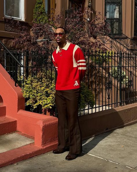 Streetwear Red Outfit, Valentines Outfit Men, Streetwear Fashion Baggy, Night Fits, Fashion Baggy, Fit Pics, Valentines Outfit, Classy Outfits Men, Fine Photography