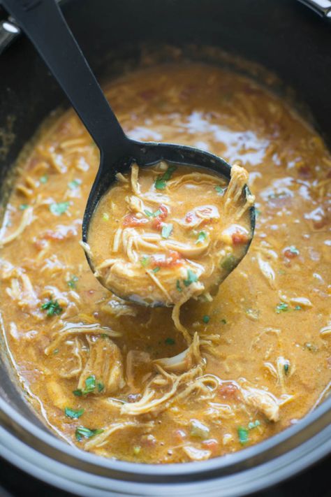 Slow Cooker King Ranch Chicken Soup | Tastes Better From Scratch King Ranch Chicken Soup, Ranch Soup, Ranch Chicken Soup, Buffalo Chicken Chili Recipe, Chicken Soup Slow Cooker, Chili Spicy, Buffalo Chicken Chili, King Ranch Chicken, Soup With Chicken