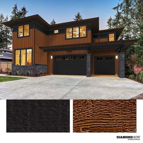 Diamond Kote Canyon Siding, Lp Siding, Diamond Kote Siding, Lp Smart Siding, Franklin Homes, Exterior Siding, New Construction, Panel Siding, Exterior Design