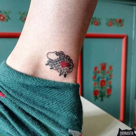 Heart Key Tattoo Designs, Sheep Tattoos, Charmander Tattoo, Tattoo Design Stencil, Black Sheep Tattoo, Great Tattoo Ideas, Sheep Tattoo, Tiki Tattoo, Cuff Tattoo