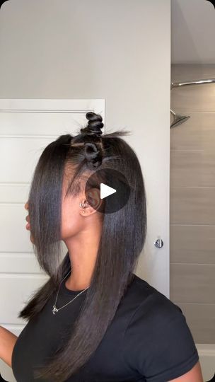 58K views · 9.5K reactions | Bantu knots half up half down 🫶🏾 ignore the ponytail holder showing on that one bantu knot😭😖 #fyp #silkpress #naturalhair #naturalhairstyles #straighthairstyles | LYLY | Jodeci · My Heart Belongs To U (Album Version) Easy Half Up Half Down, Bantu Knots Half Up Half Down, Half Up Half Down Bantu Knots, Bantu Knots With Ponytail, Bantu Knots Hairstyles Half Up, Bantu Knots With Braids, Bantu Knots Hairstyles, Bantu Knot Mohawk, Half Up Half Down Natural Hair