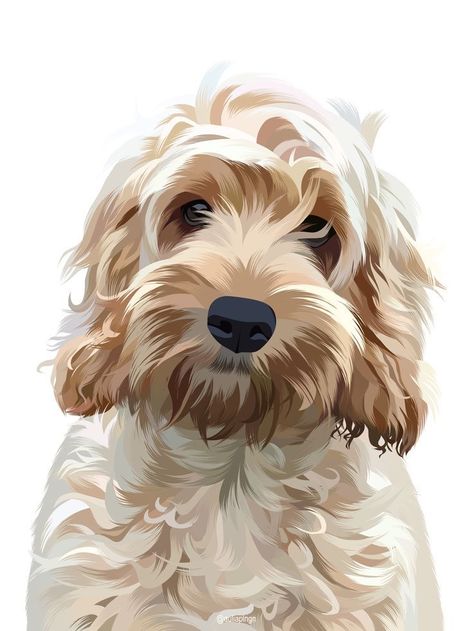 Dog Portraits Illustration, Most Cutest Dog, Dog Design Art, Most Beautiful Dog Breeds, Petit Basset Griffon Vendeen, Dog Portraits Painting, Dog Portraits Art, Beautiful Dog Breeds, Posca Art