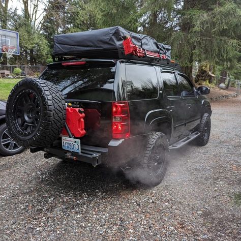 Chevy Tahoe Overland, Overland Suburban, Overland Roof Rack, 2007 Suburban, Chevy Tahoe Z71, Tahoe Z71, Overland Gear, Yukon Denali, Custom Chevy Trucks