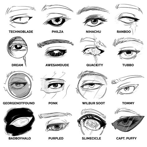 Eye Reference Drawing Male, Male Eye Drawing Reference, Clingy Duo, Male Body Drawing, Bench Trio, Eye Expressions, Drawing Face Expressions, Naruto Sketch Drawing, Eye Sketch