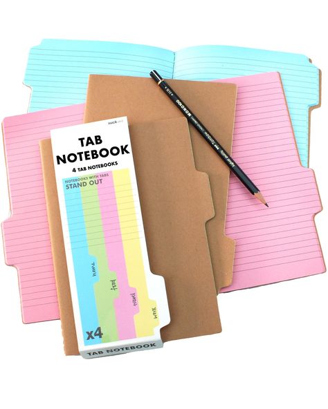 PRICES MAY VARY. Keep notes in order with our handy notebook journal set; Shaped like tabbed bullet journal organizers, these colorful notebooks make the perfect office or college companions; A+ journaling supplies! Smash exams with Suck UK's notebooks for school; Ditch messy sticky notes & binder dividers - index subjects with these neat alternatives; College student gifts fit for the smartest of brainboxes! From daily planner organizers to home office stationery, our stunning a5 notebook gifts Notebook Study, University Essentials, Weekly Planner Pad, To Do List Notebook, Divider Tabs, Colorful Notebooks, Student Teacher Gifts, Journal Organization, Study Essentials