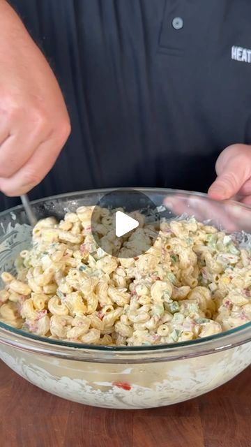 Heath Riles BBQ on Instagram: "Easy and delicious Macaroni Salad. Perfect for summer parties, potlucks, or any backyard BBQ!

Ingredients:
- 12 oz Elbow Macaroni
- 1 cup @blueplatemayo
- 2 tbsp Dijon Mustard
- 1 tsp Sugar
- 1/4 cup Diced Onions
- 2 Stalks of Diced Celery
- 1 Diced Green Bell Pepper
- 1 4oz Can of Drained Pimentos
- 3 Chopped Hard Boiled Eggs
- 2 tbsp Heath Riles BBQ Garlic Butter Rub (or more to taste)
- 1 tbsp Dill

Let it cool in the fridge for about 2-3 hours, and it’s ready to serve!

#heathrilesbbq #pitmasterheathriles #heathrilesbbqproducts #bbq #cooking #grilling #macaronisalad #bbqsides #sidedish #recipes" Mexican Macaroni Salad Pioneer Woman, Elbow Macaroni Salad, Macaroni Salad With Egg, Creamy Salads, Mexican Macaroni Salad, Grilled Sweet Potatoes, Salads Recipes, Instagram Recipes, Macaroni Salad Recipe