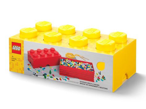 LEGO® fans can tidy up in style with this colorful, portable storage box. LEGO 8-Stud Storage Bricks feature lift-off lids to provide easy access to what s inside. The iconic design comes in various colors and is an ideal size for keeping all sorts of things just where you need them: craft supplies, toys, LEGO bricks, stationery and household items, for example. To brighten up any room or office, you can even stack differently colored storage bricks together. Lego Shop, Brick Store, Free Lego, Friend Logo, Úložný Box, Lego Storage, Lego Bricks, Lego Group, Lego Brick