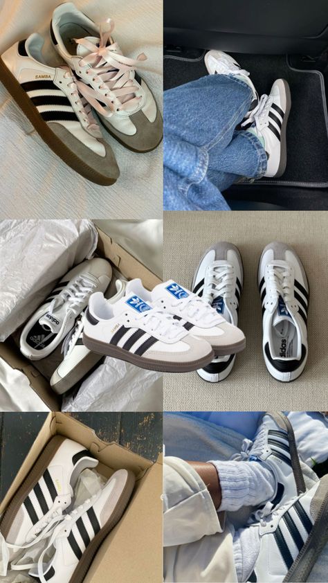 Adidas Samba Women, Samba Adidas Outfit, Samba Outfit Ideas, Adidas Samba Outfits, Samba White, Adidas Samba White, Samba Outfits, Platform Tennis Shoes, Jean Beige