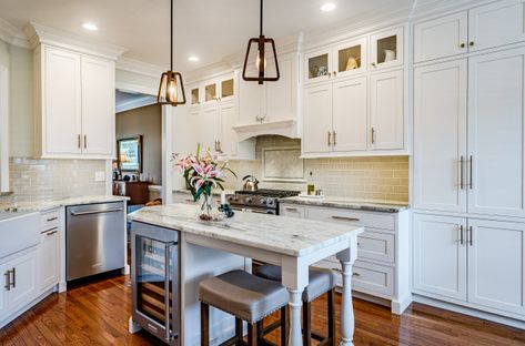 28 Ideas for Adding a Slim Island to Your Kitchen | Houzz UK Slender Kitchen Island, Kitchen With Slim Island, Narrow Kitchen Island With Seating For 20, Narrow Island With Seating Modern, Slim Kitchen Island, Slim Kitchen Island Coastal, Narrow Kitchen Island Prefab, Kitchen Island Designs, Narrow Kitchen Island