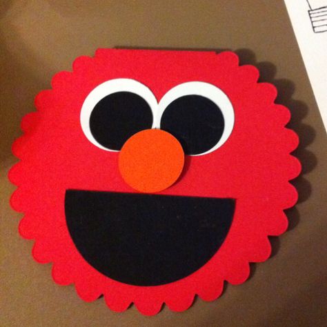 Elmo Birthday Card Elmo Cards Handmade, Elmo Videos, Kids Stamps, Elmo Birthday Party, Punch Art Cards, Elmo Birthday, Boy Cards, Gift Tag Cards, Kids Birthday Cards