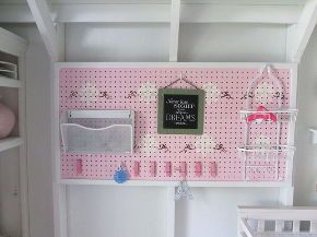 Customize your own peg board, craft rooms, crafts, organizing, shabby chic Craft Room Attic, Peg Board Ideas, Diy Peg Board, Room Attic, Peg Boards, Small Craft Rooms, Scrapbook Room, Craft Room Storage, Sewing Rooms