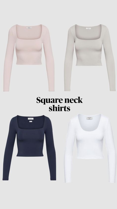 #squareneck #shirts #aesthetic #outfitinspo #outfit #croptop Square Neck Outfit, Outfit Croptop, Shirts Aesthetic, School Outfits, Neck Shirt, Your Aesthetic, Creative Energy, Shirt Outfit, Square Neck