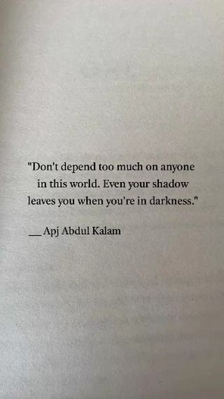 Business | Motivation | Quotes on Instagram: "Don't depend too much on anyone in this world. Even your shadow leaves you when you're in darkness.
.
.
.
.
#motherlove #mother #father #fatherlove
#quotes #motivation #viral #explore #Inspiration #reels #trending #instareels #motivation #instagood #instagram #lifequotes #swamivivekananda #inspirational #inspirational #SuccessMindset #positivityiskey #morningmotivation #successtips #motivationalquotes" Even Your Shadow Leaves You, Don't Depend On Anyone Quotes, Never Depend On Anyone Quotes, Dont Depend On Anyone, Business Motivational Quotes, Morning Motivation, Pisces Zodiac, Success Mindset, Business Motivation