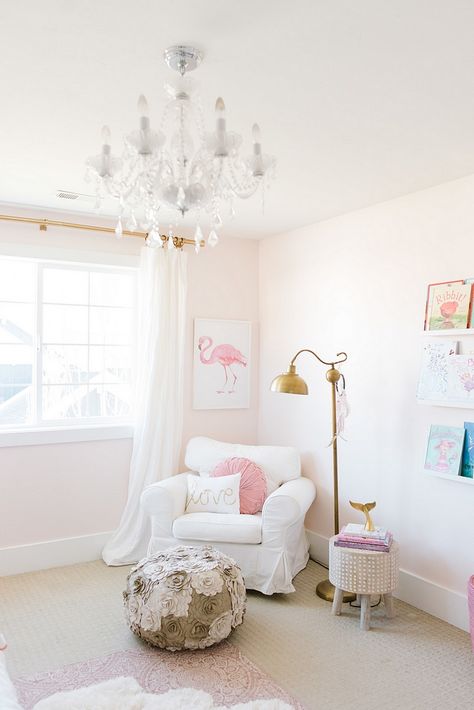 Intimate White SW 6322 Sherwin Williams wall color Blush Pink Bedroom Walls, Intimate White, Blush Pink Paint, Light Pink Paint, Pink Painted Walls, Blush Pink Bedroom, Girls Room Paint, Light Pink Walls, Pink Bedroom Walls