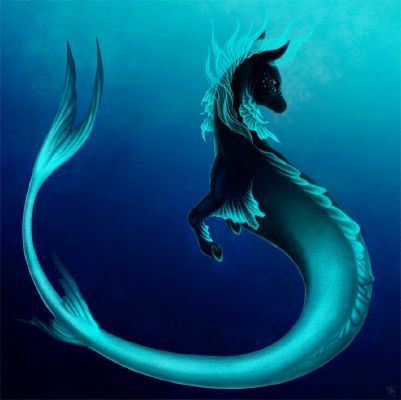 Sea Unicorn | What Underwater Mythical Creature Are You? - Quiz Magical Horses, Mythical Creatures Fantasy, Mystical Animals, Fantasy Horses, Mythical Animal, Cute Fantasy Creatures, Fantasy Beasts, Underwater Creatures, Creature Drawings