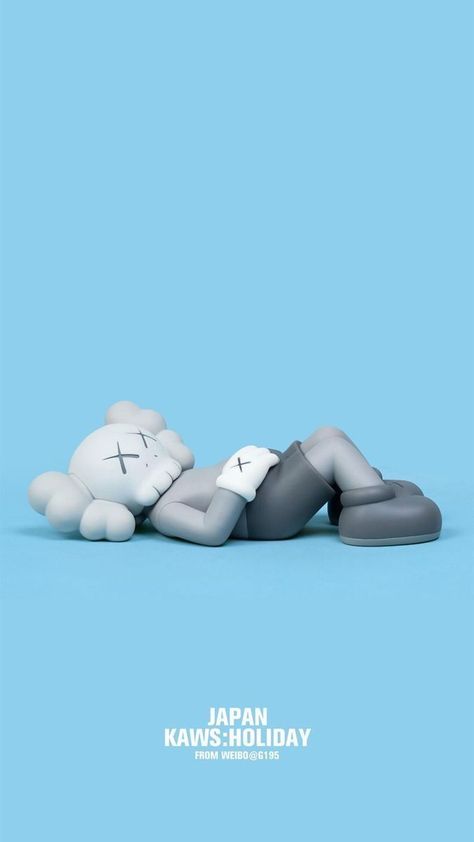 Ios 16 Kaws Wallpaper, Kaws Aesthetic Wallpaper Blue, Kaws Ios 16 Wallpaper, Blue Kaws Wallpaper, Kaws Wallpapers, Wallpaper Kaws, Iphone Wallpaper Blue, Cdg Wallpaper, Kaws Iphone Wallpaper