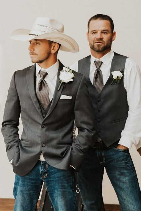 Guys Prom Outfit With Jeans, Cowboy Prom Outfits For Guys, Western Prom Outfits For Guys, Sports Coat With Jeans, Cowboy Formal Wear Men, Formal Cowboy Outfits Men, Suit With Cowboy Boots, Cowboy Outfits Men, Guys Prom Outfit