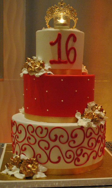 Red And Gold Sweet 16 Cake, Sweet 16 Dresses Red And Gold, Sweet 16 Decorations Red And Gold, Sweet 16 Party Ideas Red And Gold, Red White And Gold Sweet 16 Decorations, Red Sweet 16 Cakes, Sweet 16 Red And Gold Theme, Red And Gold Sweet 16 Dresses, Sweet 16 Decorations Red