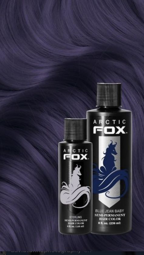 Artic Fox Blue Hair, Arctic Fox Sterling Mixes, Blue Jean Baby Arctic Fox Hair, Artic Fox Color Mixes, Arctic Fox Hair Dye Combinations Purple, Arctic Fox Hair Dye Combinations, Artic Fox Hair, Fox Hair Dye, Hair Color Swatches